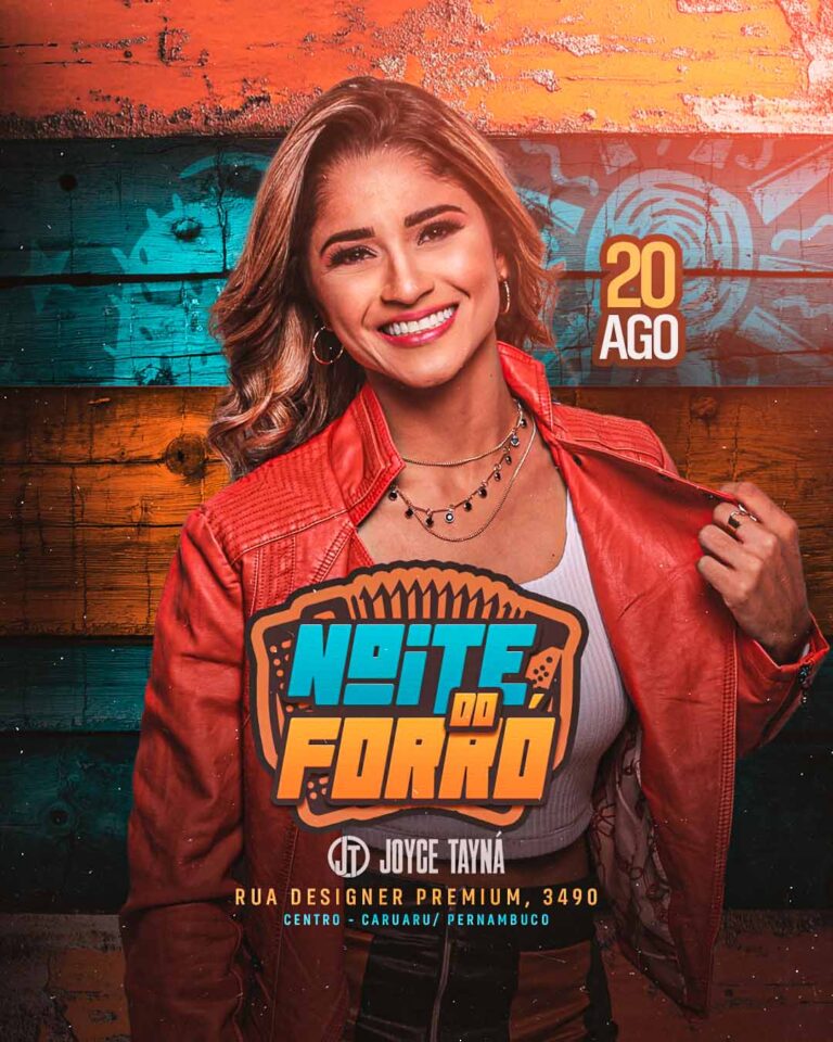 PSD FLYER FREE - TEMPLATE - CANVA - FREEPIK - DESIGNI - DESIGNER - PSD NOITE DO FORRÓ - FORRÓ - EVENTOS