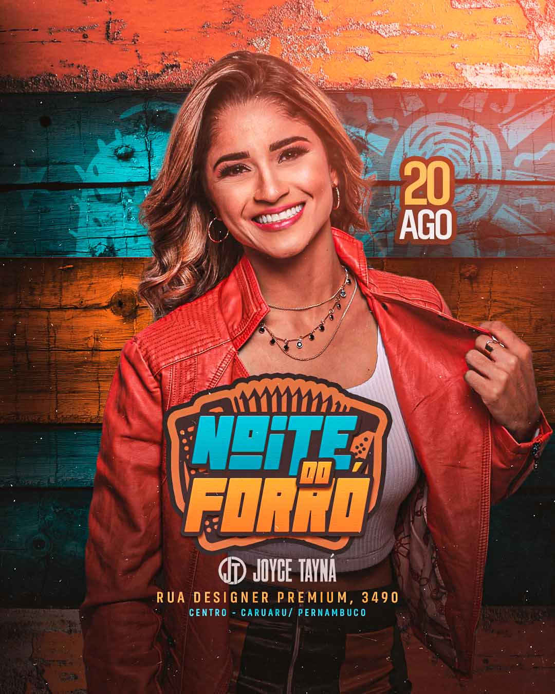 PSD FLYER FREE - TEMPLATE - CANVA - FREEPIK - DESIGNI - DESIGNER - PSD NOITE DO FORRÓ - FORRÓ - EVENTOS