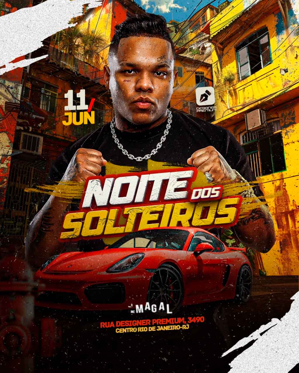 PSD FLYER FREE - TEMPLATE - CANVA - FREEPIK - DESIGNI - DESIGNER - PSD NOITE DOS SOLTEIROS - FUNK- EVENTOS