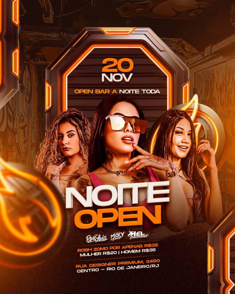 PSD FLYER FREE - TEMPLATE - CANVA - FREEPIK - DESIGNI - DESIGNER - PSD OPEN BAR - ATLÉTICA FUNK - BARZIN - EVENTOS