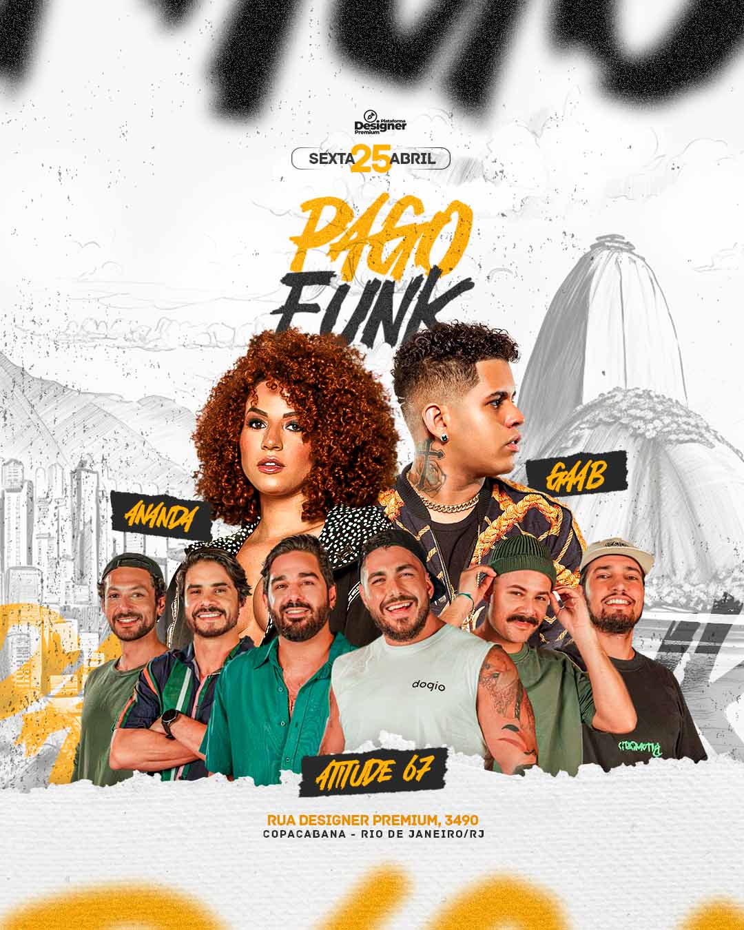 PSD FLYER FREE - TEMPLATE - CANVA - FREEPIK - DESIGNI - DESIGNER - PSD PAGO FUNK - EVENTOS