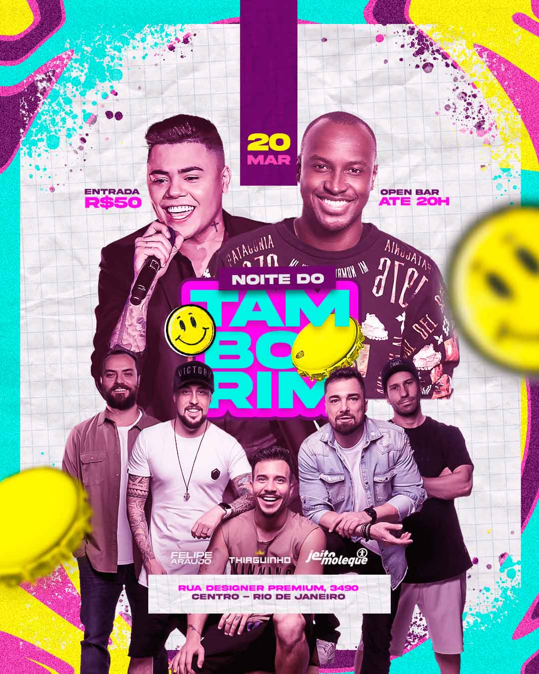 PSD FLYER FREE - TEMPLATE - CANVA - FREEPIK - DESIGNI - DESIGNER - PSD PAGODE - NOITE DO TAMBORIM - PAGODE - EVENTOS