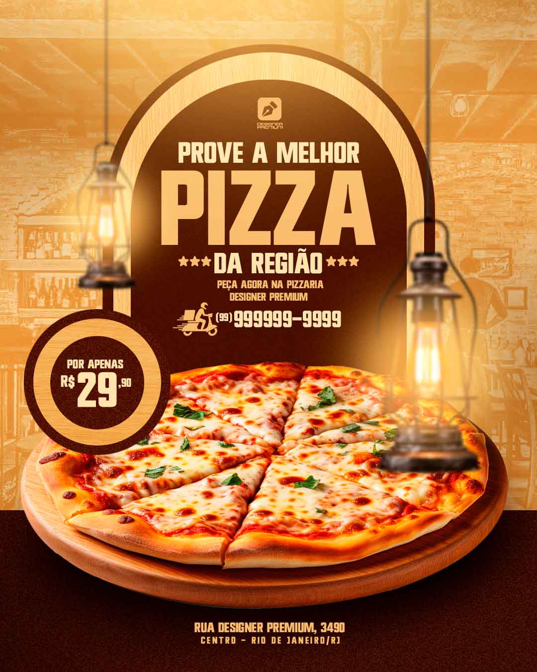 PSD FLYER FREE - TEMPLATE - CANVA - FREEPIK - DESIGNI - DESIGNER - PSD PIZZARIA - PIZZA - SOCIAL MEDIA