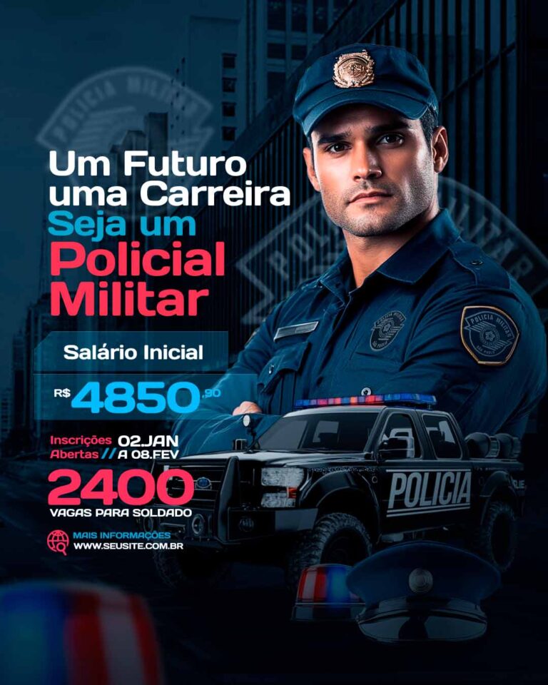 PSD FLYER FREE - TEMPLATE - CANVA - FREEPIK - DESIGNI - DESIGNER - PSD POLICIAL - CONCURSO PUBLICO - POLICIA - SOCIAL MEDIA