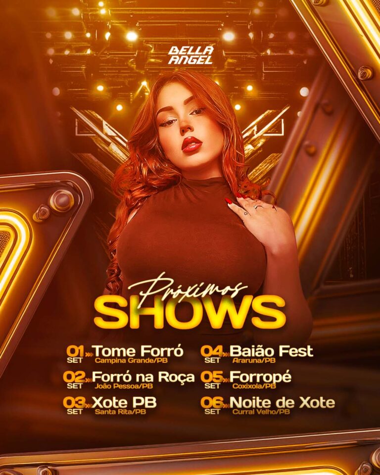 PSD FLYER FREE - TEMPLATE - CANVA - FREEPIK - DESIGNI - DESIGNER - PSD PROXIMOS SHOWS - AGENDA - EVENTOS
