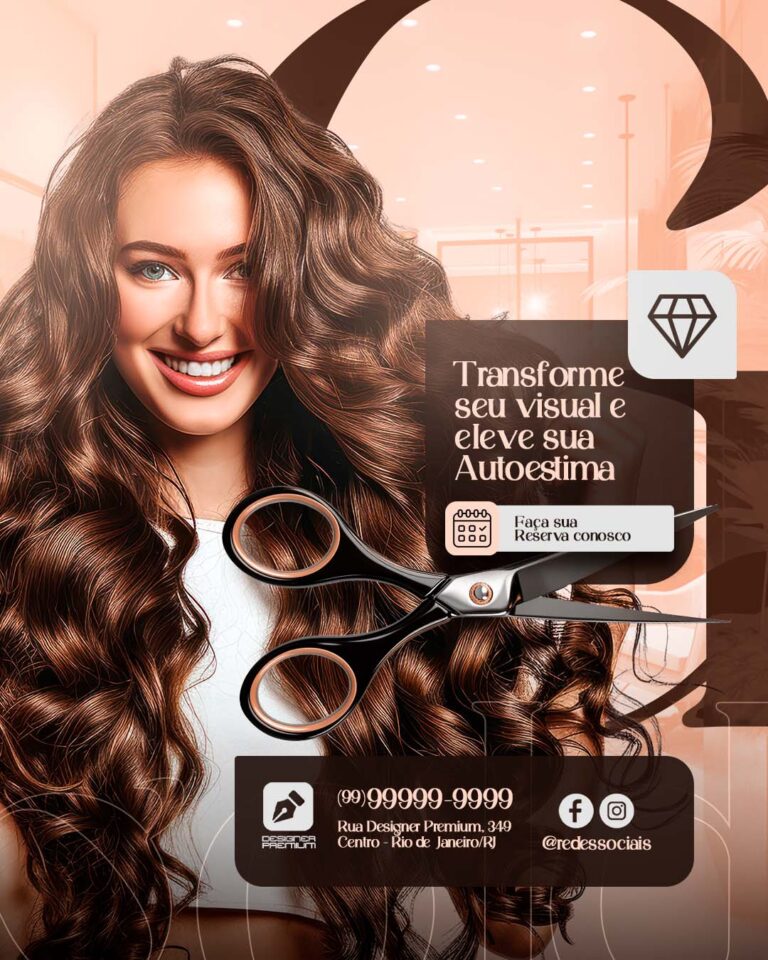 PSD FLYER FREE - TEMPLATE - CANVA - FREEPIK - DESIGNI - DESIGNER - PSD SALÃO DE BELEZA - SOCIAL MEDIA