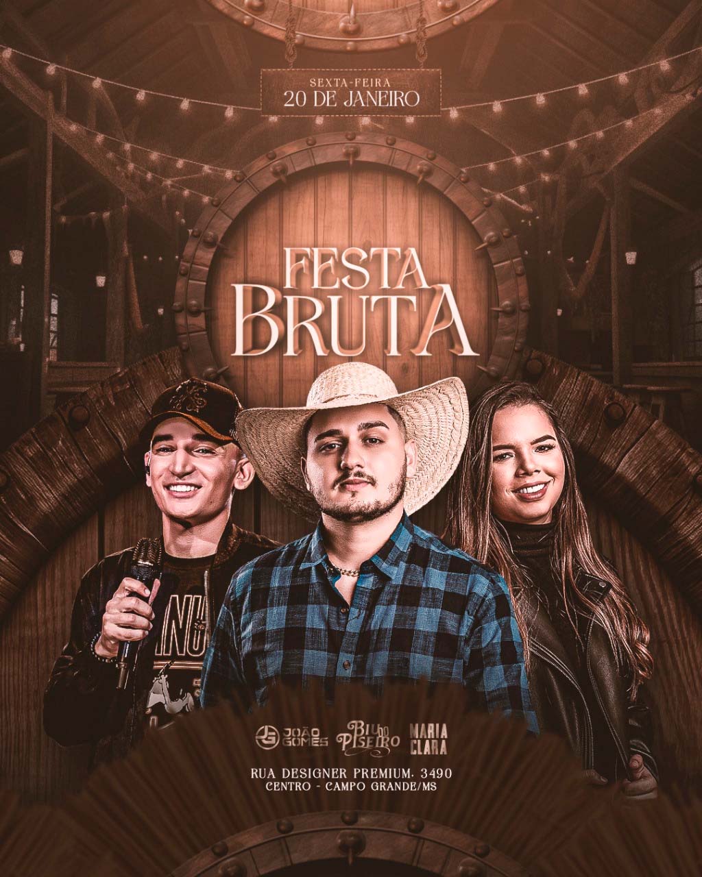 PSD FLYER FREE - TEMPLATE - CANVA - FREEPIK - DESIGNI - DESIGNER - PSD SERTANEJO - FESTA BRUTA - EVENTOS