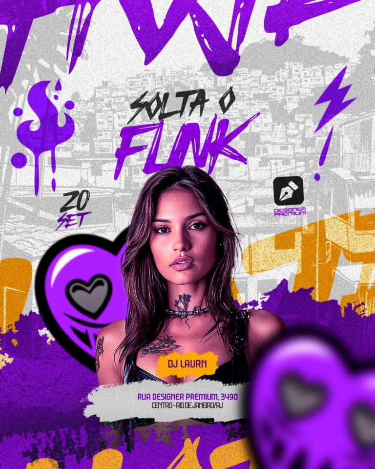 PSD FLYER FREE - TEMPLATE - CANVA - FREEPIK - DESIGNI - DESIGNER - PSD SOLTA O FUNK - FUNK - EVENTOS