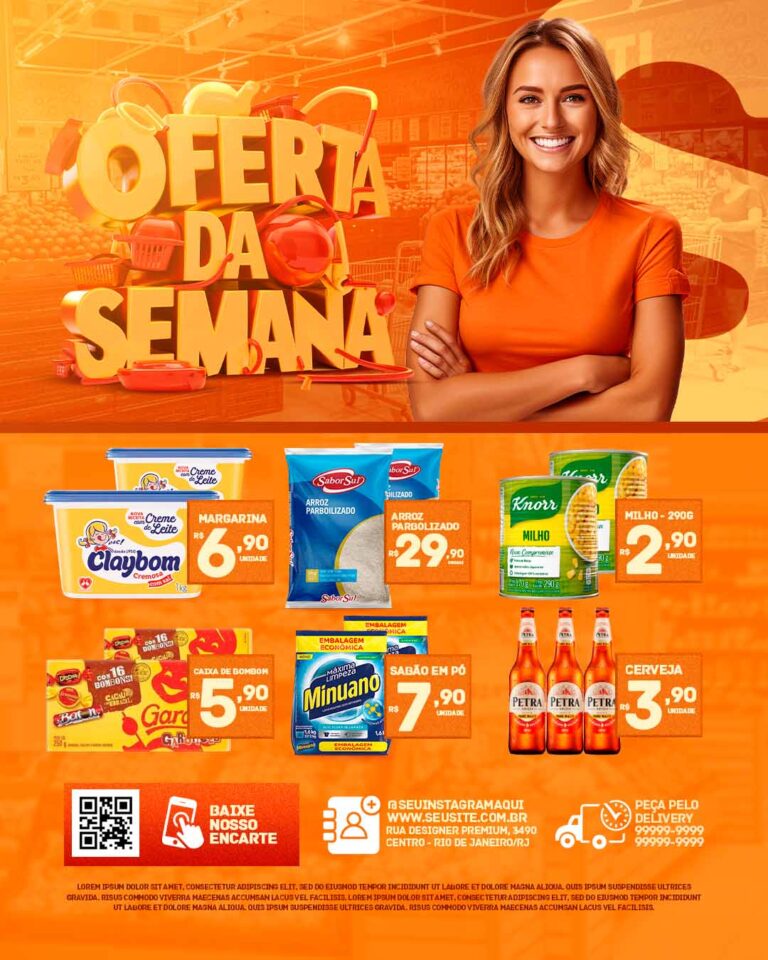PSD FLYER FREE - TEMPLATE - CANVA - FREEPIK - DESIGNI - DESIGNER - PSD SUPER MERCADO - MERCADO - SOCIAL MEDIA