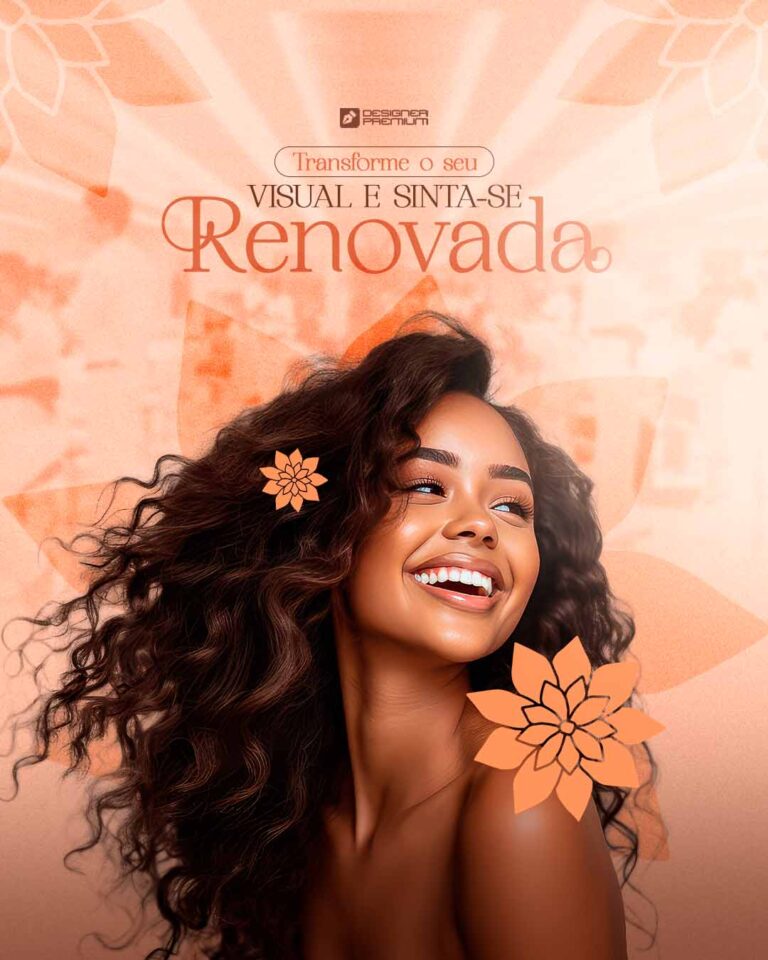 PSD FLYER FREE - TEMPLATE - CANVA - FREEPIK - DESIGNI - DESIGNER - SALÃO DE BELEZA - ESTÉTICA - MULHER - MAQUIAGEM - - SOCIAL MEDIA