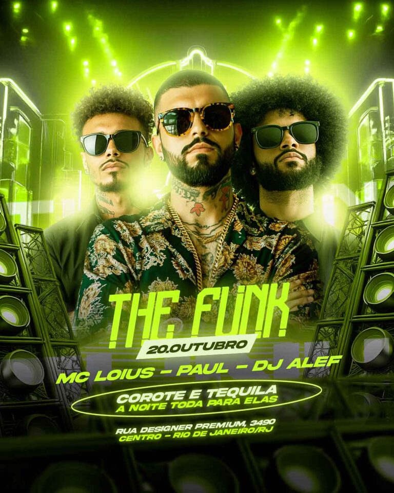 PSD FLYER FREE - TEMPLATE - CANVA - FREEPIK - DESIGNI - DESIGNER - THE FUNK - ELETRONICO - BAILE - BALADA - FUNK - MC - DJ - EVENTO