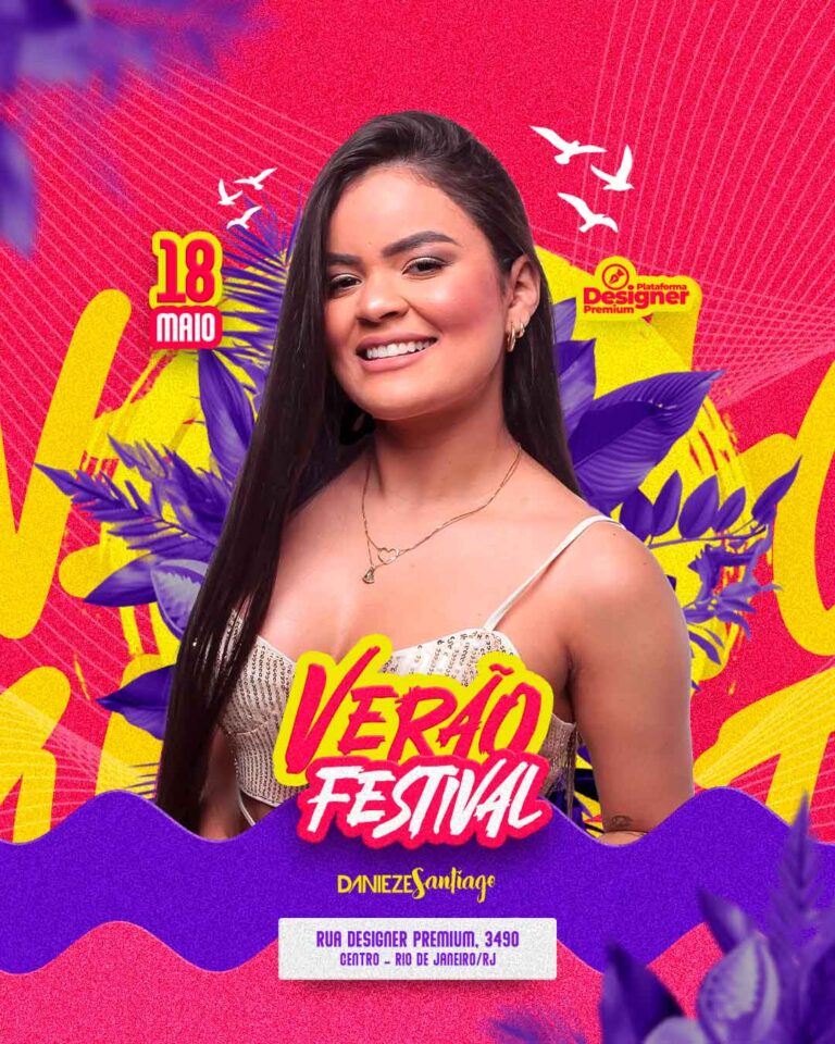 PSD FLYER FREE - TEMPLATE - CANVA - FREEPIK - DESIGNI - DESIGNER - VERÃO FESTIVAL - SUNSET - SUMMER - PRAIA - CARNAVAL - BLOQUINHO - FOLIA - PAGODE - EVENTOS