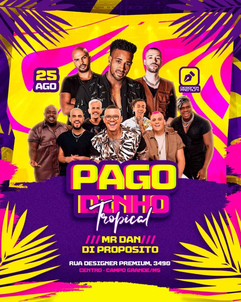 PSD FLYER FREE - TEMPLATE - CANVA - PSD FLYER ELETRONICO - ELETRO PARTY - LOUNGE3