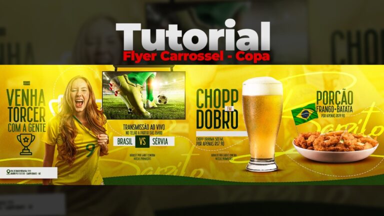 PSD FLYER FREE - TEMPLATE - CANVA - FREEPIK - DESIGNI - DESIGNER - AULA - LIVE - TUTORIAL - TRATAMENTO DE IMAGEM - FUTEBOL - COPA DO MUNDO - CHOPP - PORÇÃO - IFOOD - OFERTA - PROMOÇÃO - LOJA - SOCIAL MEDIA