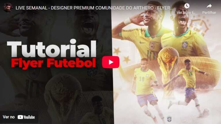PSD FLYER FREE - TEMPLATE - CANVA - FREEPIK - DESIGNI - DESIGNER - AULA - LIVE - TUTORIAL - TRATAMENTO DE IMAGEM - FUTEBOL COPA DO MUNDO - NEYMAR - SOCIAL MEDIA