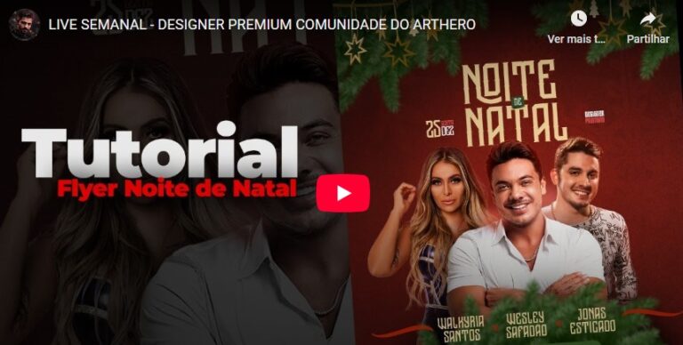 PSD FLYER FREE - TEMPLATE - CANVA - FREEPIK - DESIGNI - DESIGNER - AULA - LIVE - TUTORIAL - TRATAMENTO DE IMAGEM - NOITE DE NATAL - SOCIAL MEDIA