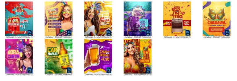 PSD FLYER FREE - TEMPLATE - CANVA - FREEPIK - DESIGNI - DESIGNER - CARNAVAL - FOLIA - BLOQUINHO - BEBIDAS - OFERTAS - SOCIAL MEDIA
