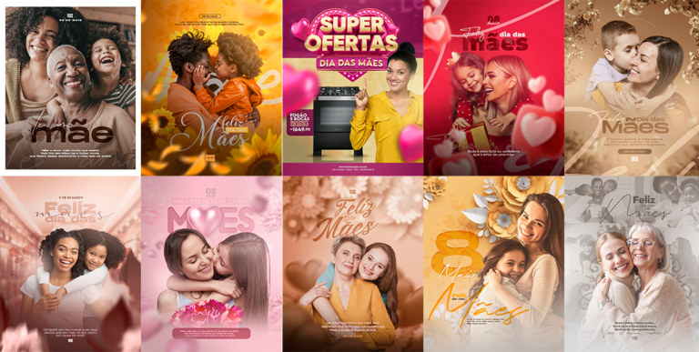 PSD FLYER FREE - TEMPLATE - CANVA - FREEPIK - DESIGNI - DESIGNER - DIA DAS MÃES - DIA DAS MULHERES - LOJA - FLORICULTURA - SOCIAL MEDIA