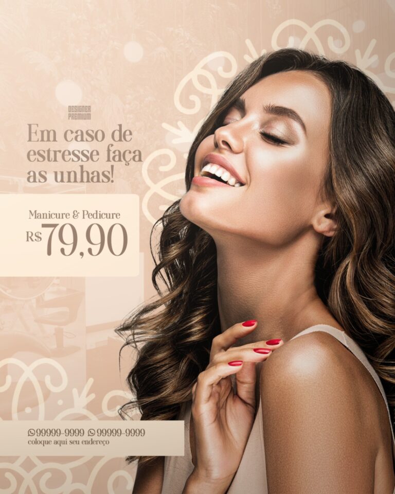 PSD FLYER FREE - TEMPLATE - CANVA - FREEPIK - DESIGNI - DESIGNER - MANICURE - SCOIAL MEDIA