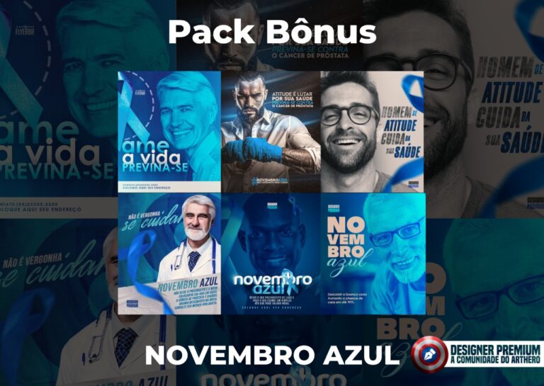 PSD FLYER FREE - TEMPLATE - CANVA - FREEPIK - DESIGNI - DESIGNER - NOVEMBRO AZUL - HOMEM - PREVENÇÃO - SOCIAL MEDIA