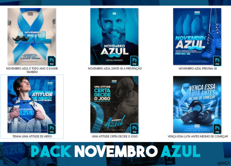 PSD FLYER FREE - TEMPLATE - CANVA - FREEPIK - DESIGNI - DESIGNER - NOVEMBRO AZUL - HOMEM - PREVENÇÃO - SOCIAL MEDIA