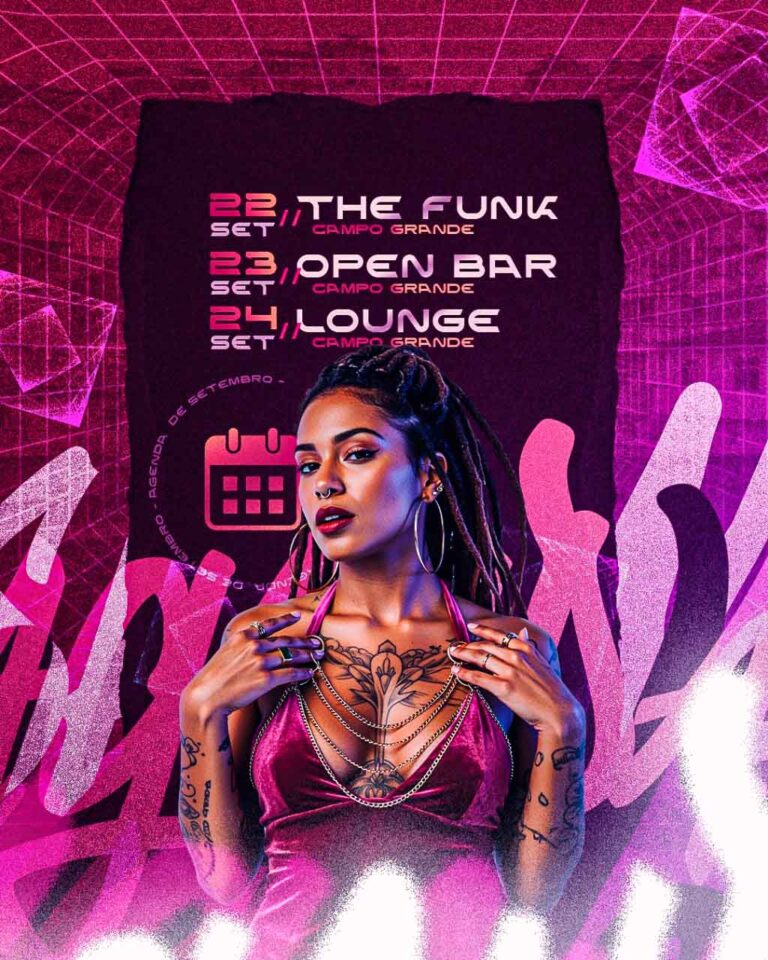 PSD FLYER FREE - TEMPLATE - CANVA - FREEPIK - DESIGNI - DESIGNER - OPEN BAR - SEXTOU LOUNGER - PUB - TRAP - BAILE FUNK - MC - DJ - BALADA - LOUNGER - PUB - EVENTO