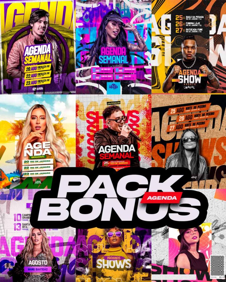 PSD FLYER FREE - TEMPLATE - CANVA - FREEPIK - DESIGNI - DESIGNER - PACK BONUS - PACK BONUS AGENDA - CONTRATE - PROXIMOS SHOWS - AGENDA SEMANAL - EVENTOS