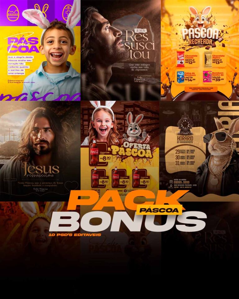 PSD FLYER FREE - TEMPLATE - CANVA - FREEPIK - DESIGNI - DESIGNER - PÁSCOA - CHOCOLATE - SUPERMERCADO - IFOOD - SEMANA SANTA - PASCOA - SOCIAL MEDIA
