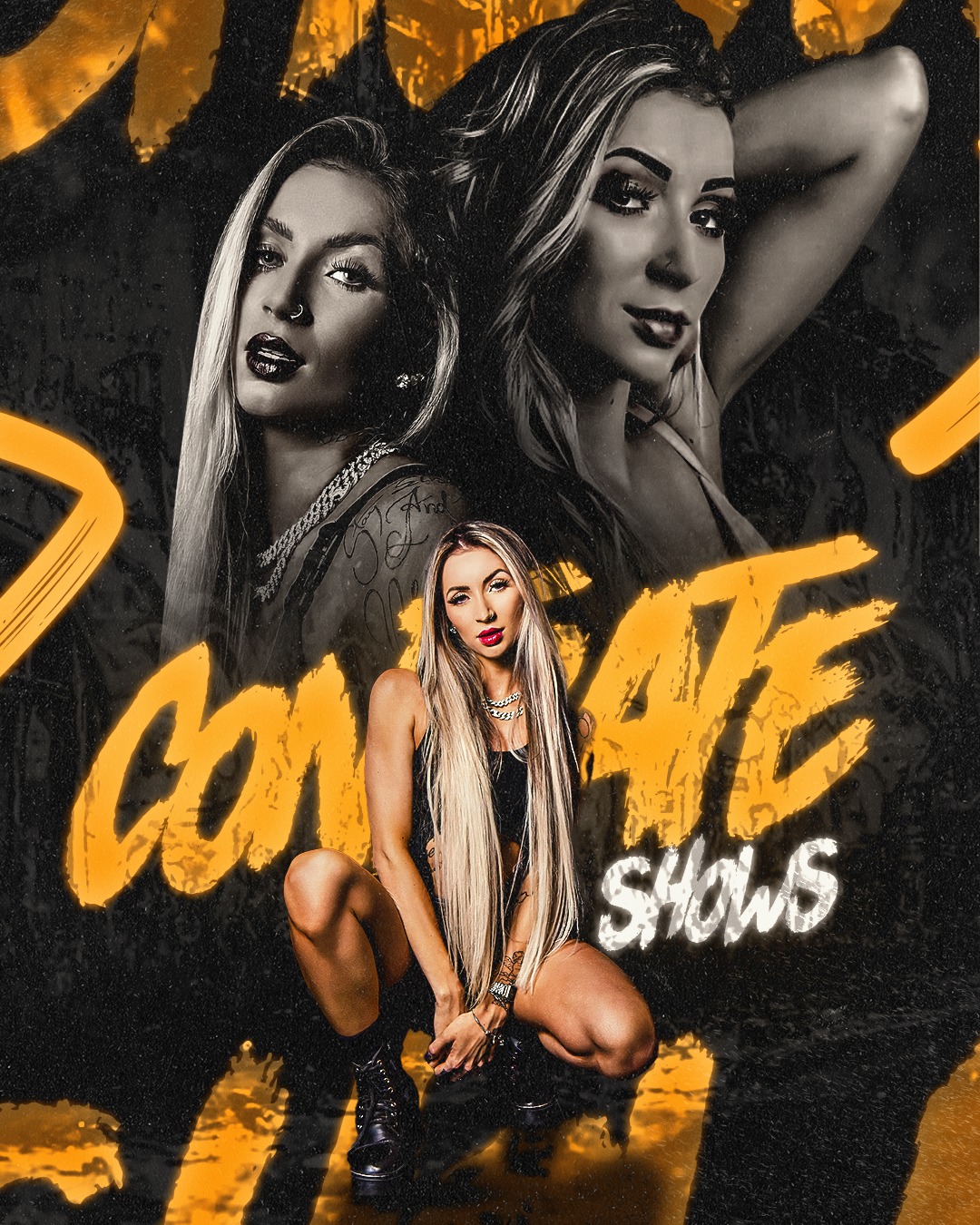 PSD FLYER FREE - TEMPLATE - CANVA - FREEPIK - DESIGNI - DESIGNER - PSD CONTRATE SHOWS - EVENTOS