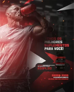 PSD FLYER FREE - TEMPLATE - CANVA - FREEPIK - DESIGNI - DESIGNER - SUPLEMENTO - MUSCULAÇÃO - CROSFIT - FITNESS - ACADEMIA - ESTÉTICA - SOCIAL MEDIA