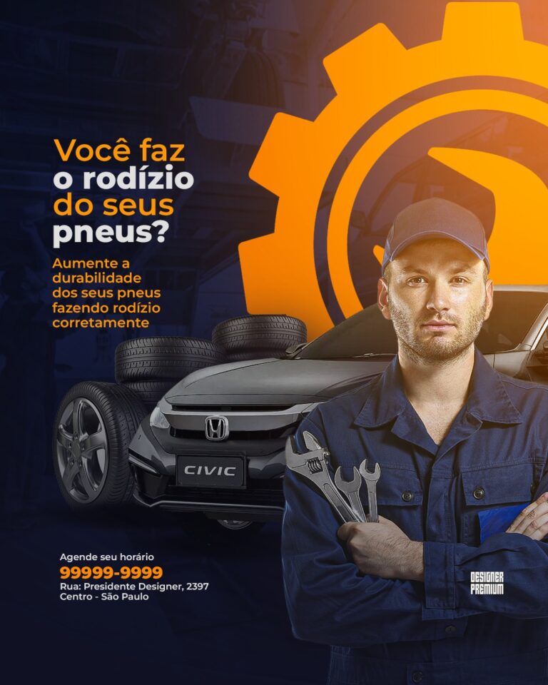 PSD FLYER FREE - TEMPLATE - CANVA - FREEPIK - DESIGNI - PSD OFICINA MECÂNICA - SOCIAL MEDIA