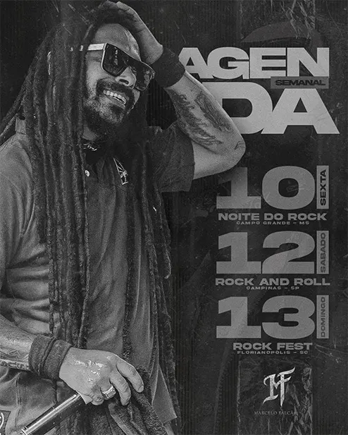 PSD FLYER FREE - TEMPLATE - CANVA - FREEPIK - DESIGNI - DESIGNER - AGENDA SEMANAL - CONTRATE - PROXIMOS SHOWS - O RAPPA - TRAP - MC -DJ - ROCK - EVENTO