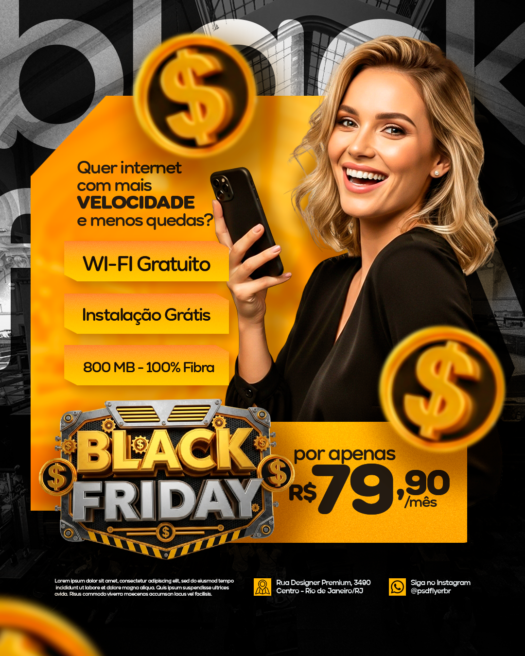 PSD BLACK FRIDAY INTERNET - Plataforma Designer Premium