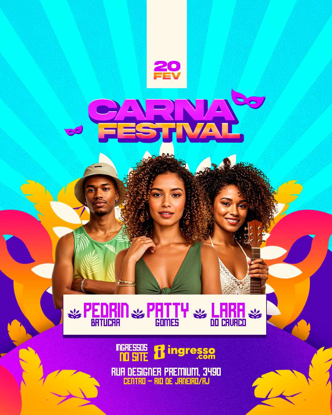 PSD FLYER FREE - TEMPLATE - CANVA - FREEPIK - DESIGNI - DESIGNER -CARNA FESTIVAL - SUNSET PAGODINHO - SUMMER - BEACH - PRAIA - LUAL - PAGODE - EVENTOS